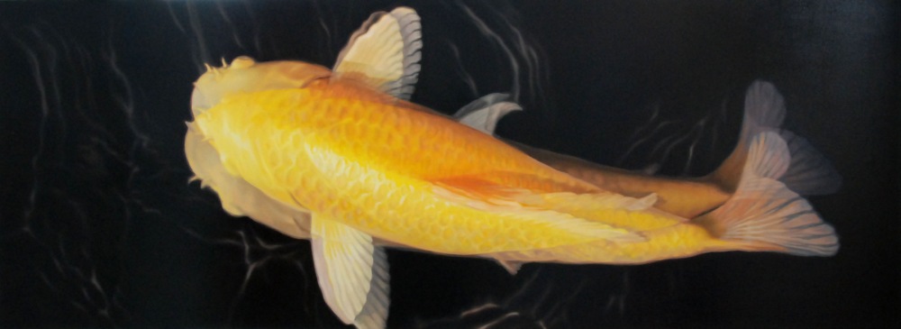 비단물고기.oil on canvas.50_150cm.2010년.jpg